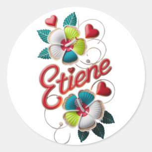 beautiful artwork: classic round sticker