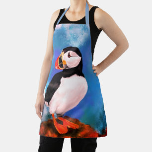 Beautiful Atlantic Puffin Apron