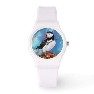 Beautiful Atlantic Puffin Watch Gift