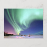 Beautiful Aurora Borealis Alaska Winter