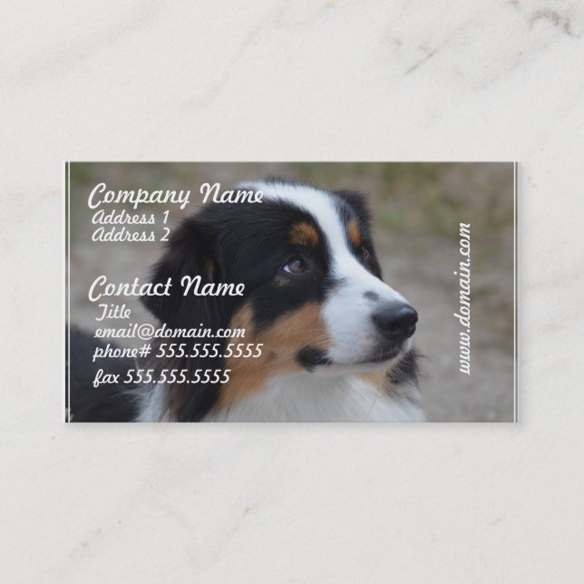 Beautiful Aussie Business Card (Front)