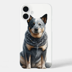 BEAUTIFUL AUSTRALIAN CATTLE DOG iPhone 16 PLUS CASE