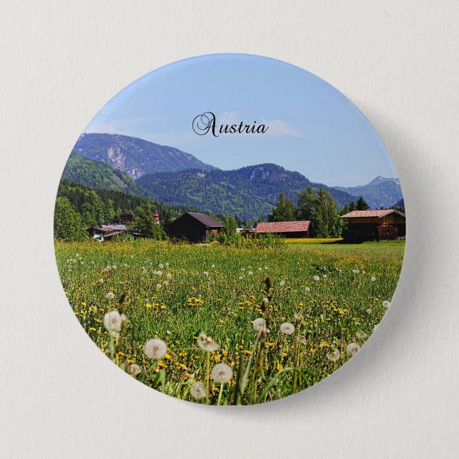 Beautiful Austria  7.5 Cm Round Badge (Front)