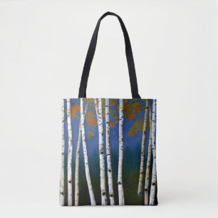 Beautiful Autumn Birch Tote Bag