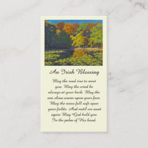 Beautiful Autumn Colour Memorial Card