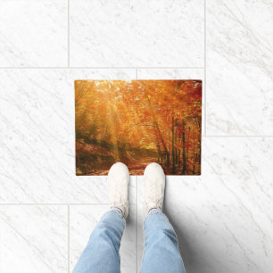 Beautiful autumn doormat