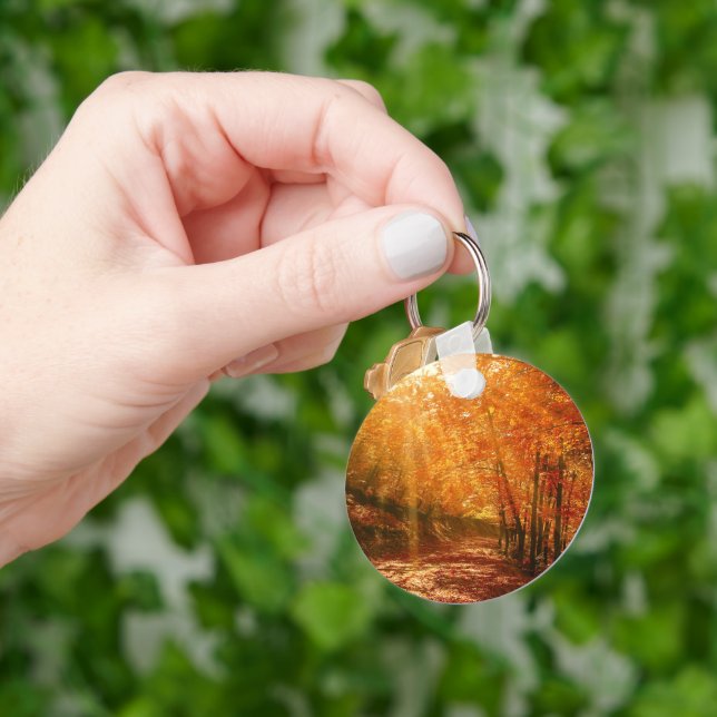 Beautiful autumn key ring (Hand)