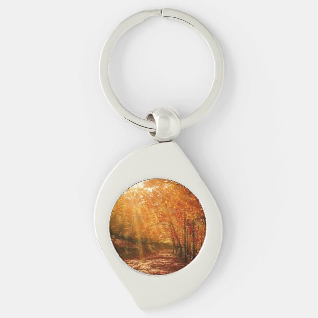 Beautiful autumn key ring (Front)