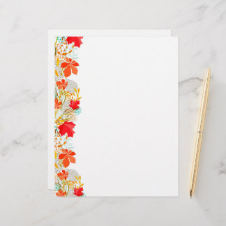 Beautiful Autumn Leaves - Stationery Paper