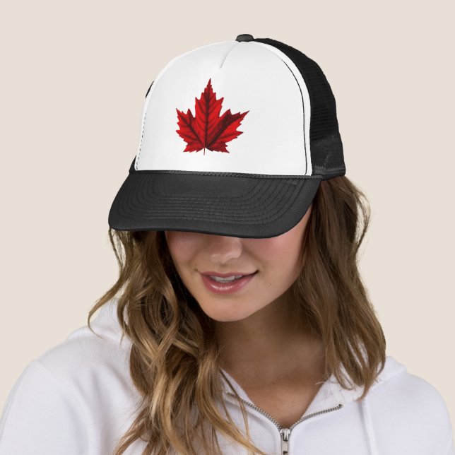 Beautiful Autumn Maple Leaf  Trucker Hat (In Situ)