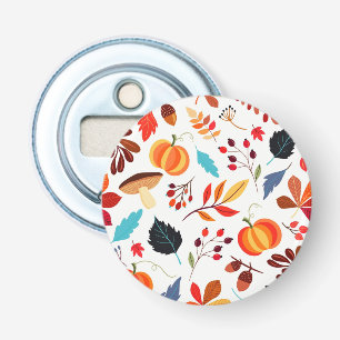 Beautiful Autumn Pattern Bottle Opener