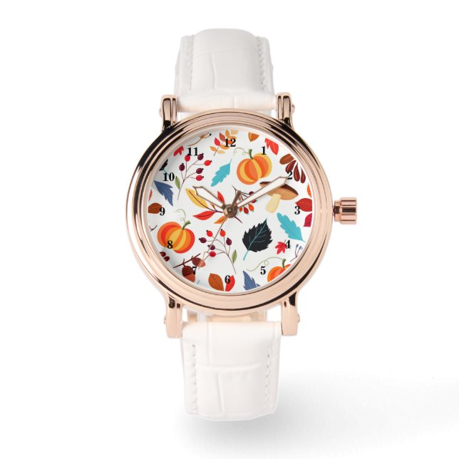 Beautiful Autumn Pattern - Watch (Front)