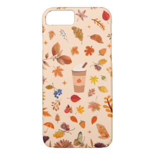 Beautiful Autumn Seasonal Fall Pattern Case-Mate iPhone Case