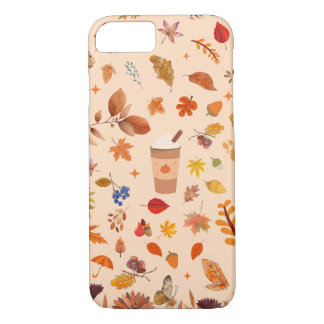 Beautiful Autumn Seasonal Fall Pattern iPhone 8/7 Case