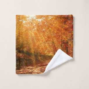 Beautiful autumn wash cloth