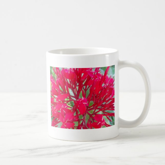 Beautiful Awesome Red flowers Mug Two-Image (Right)