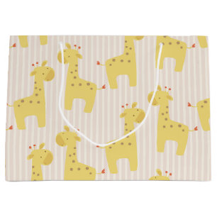 Beautiful Baby Giraffe Large Gift Bag