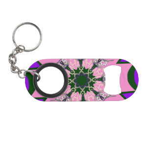 Beautiful baby pink purple shade motif monogram