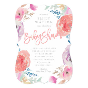 Beautiful Baby Shower Invitations | Zazzle AU