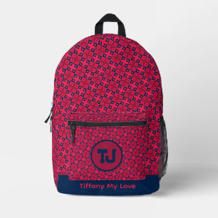 Beautiful Bachelor Weekend High School Personalise Printed Backpack