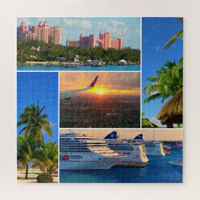 Beautiful Bahamas/Caribbean Collage Jigsaw Puzzle (Horizontal)