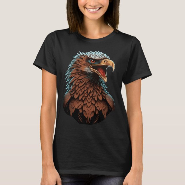 Beautiful Bald Eagle Bird Animal T-Shirt (Front)