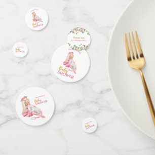 Beautiful Ballerina Baby Shower Table Confetti