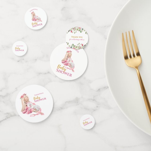 Beautiful Ballerina Baby Shower Table Confetti (Group)