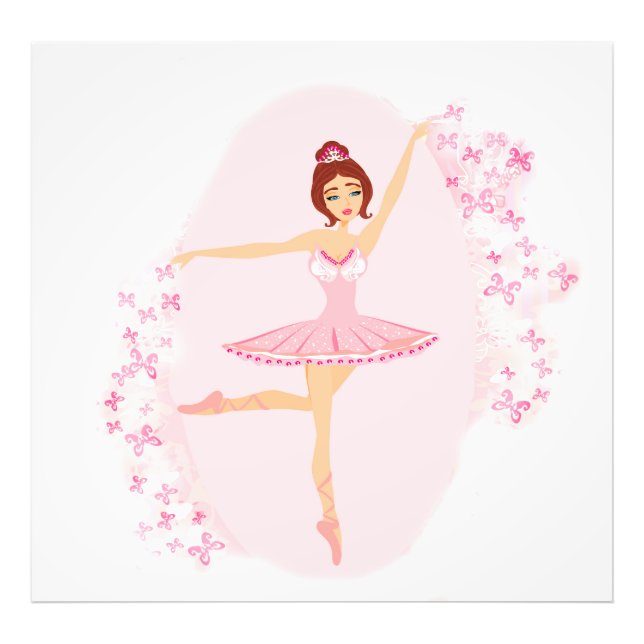 Beautiful ballerina  Photo Enlargement (Front)