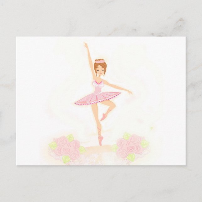 Beautiful ballerina  Postcard (Front)