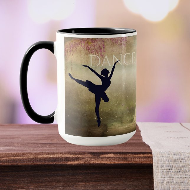Beautiful Ballerina Swan Lake Dance Vintage Mug (Creator Uploaded)