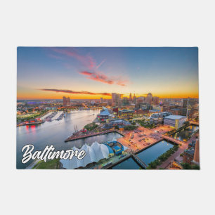 Beautiful Baltimore, Maryland, United States Doormat