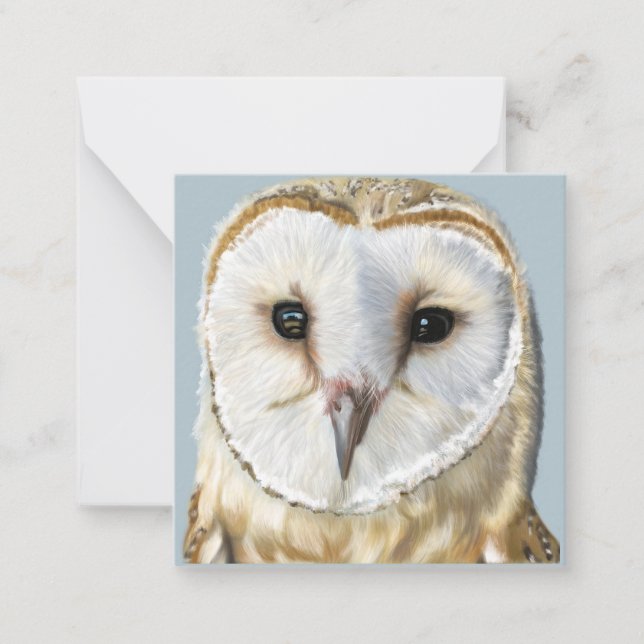 Beautiful Barn Owl Card (Front)