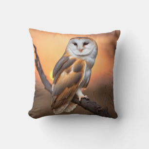 Beautiful Barn Owl Cushion