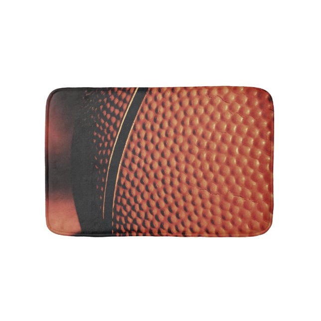 Beautiful Basketball Bath Mat (Front)