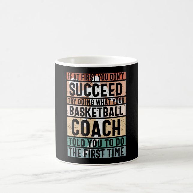 Beautiful Basketball Design Coffee Mug (Center)