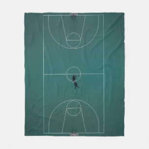 Beautiful Basketball Design Fleece Blanket