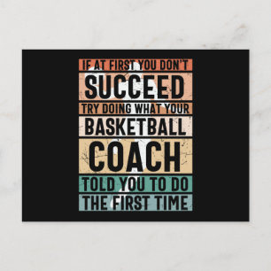 Beautiful Basketball Design Postcard