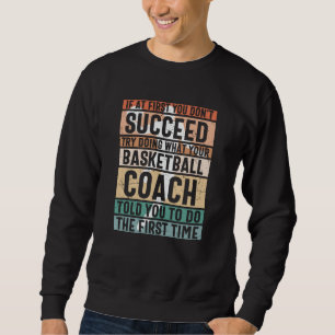 Beautiful Basketball Design Sweatshirt