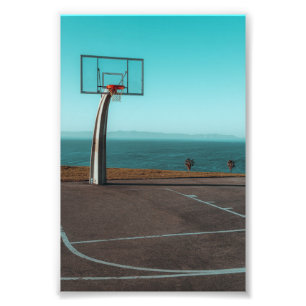 Beautiful Basketball Hoop Photo Print