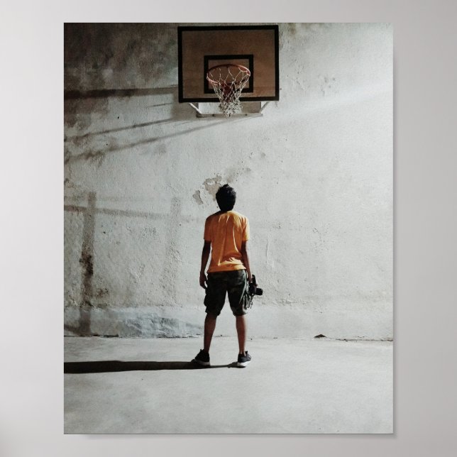 Beautiful Basketball Photography Poster (Front)