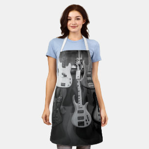 Beautiful Bass Guitar Apron