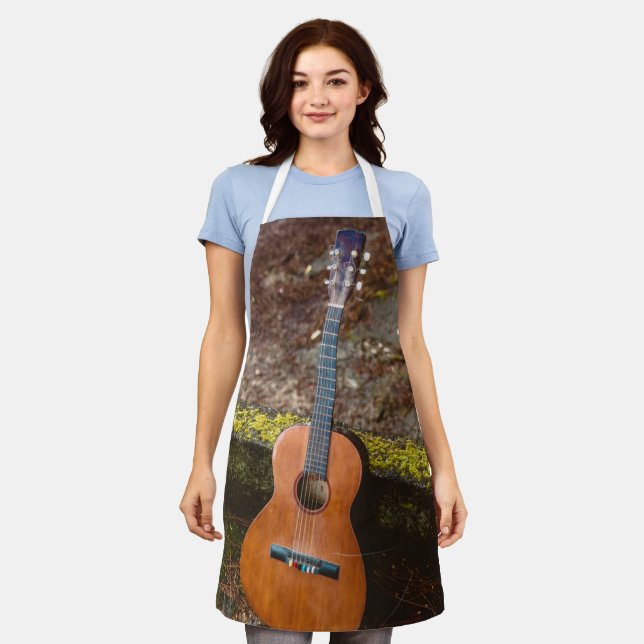 Beautiful Bass Guitar Apron (Worn)