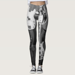 Beautiful Bass Guitar Leggings