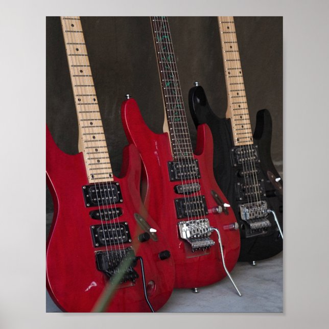Beautiful Bass Guitar Poster (Front)