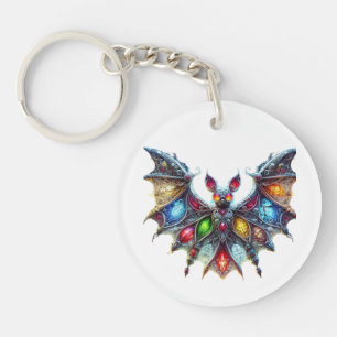 Beautiful Bat Key Ring