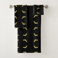Beautiful Bat Towel Set by Poet Adiela Akoo