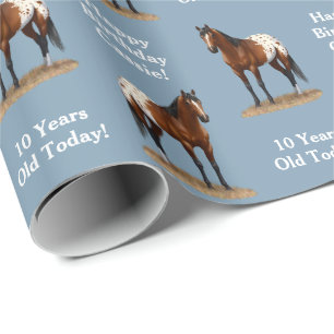 Beautiful Bay Appaloosa Horse Wrapping Paper