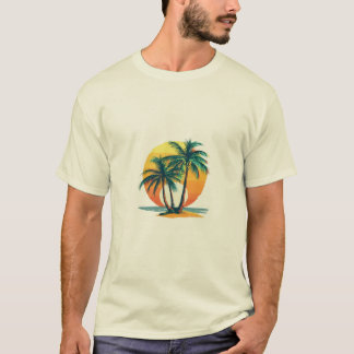 beautiful beach by it now  T-Shirt