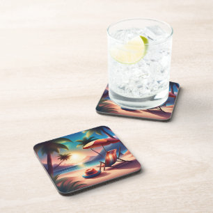 beautiful beach coaster